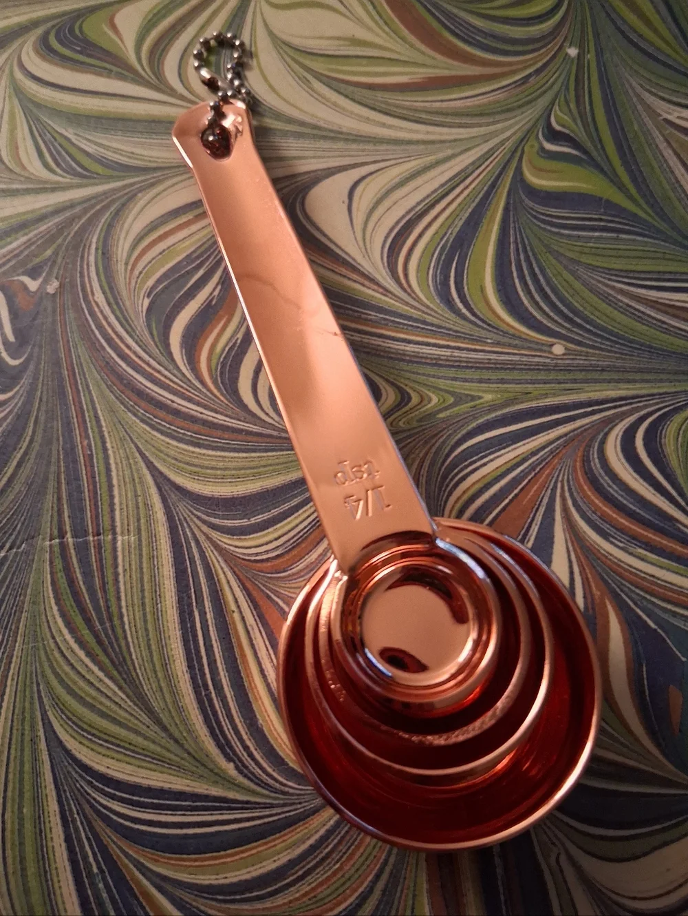 Williams-Sonoma Copper Measuring Spoons NEW